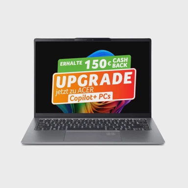 ACER Laptop Swift Go 14 AI OLED SFG14-64-R4DG / AMD Ryzen AI 7 350, 14", WUXGA OLED, 32 GB RAM, 1 TB SSD, Windows 11, siva